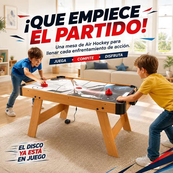 JugaToys Air Hockey électrique 102x51x65cm JugaToys Air Hockey électrique 102x51x65cm