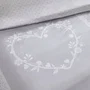 Today Parure de lit Constance - Housse de couette 246x240 cm et 2 taies d'oreiller 63x63 cm, Gris