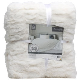 Home Deco Factory Manta Luxury Blanche 140x200 cm