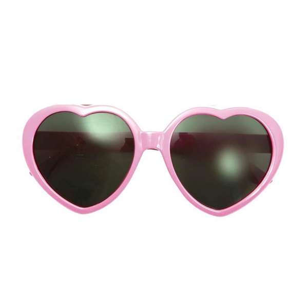 My Other Me - Lunettes de soleil en forme de cœur roses en PVC avec instructions en plusieurs langues (français, anglais, espagnol, italien, portugais, allemand) My Other Me - Lunettes de soleil en forme de cœur roses en PVC avec instructions en plusieurs langues (français, anglais, espagnol, italien, portugais, allemand)