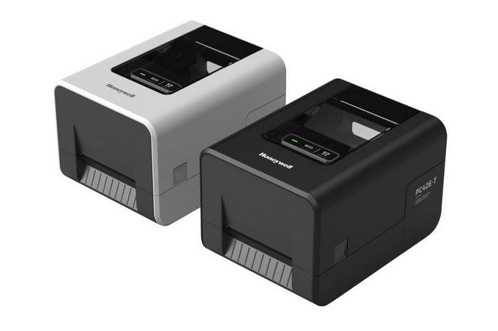 Honeywell PC42e-T - Imprimante d'étiquettes thermique transfert, USB, Ethernet, 203 dpi, Noir, bobines 1'' & 0.5'', sans cordon d'alimentation