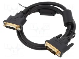 DELOCK Câble DVI-I (24+5) Dual Link Noir 1m