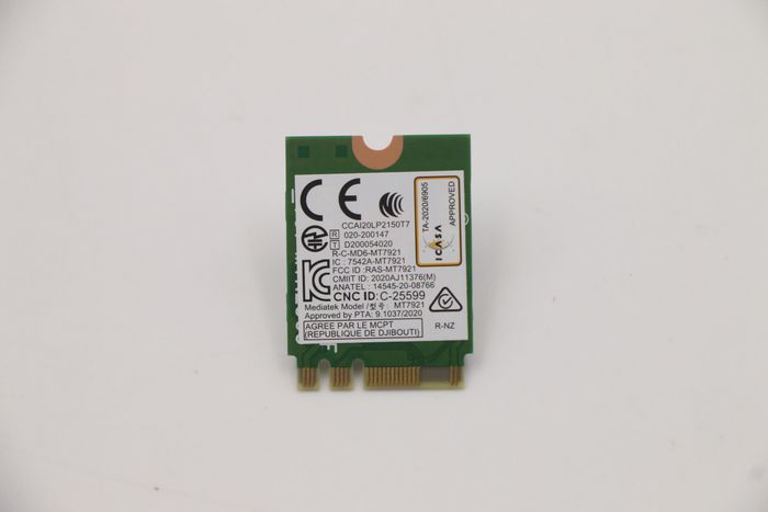 Lenovo MT7921 M2 Module sans fil pour ThinkPad, ThinkBook et Legion Lenovo MT7921 M2 Module sans fil pour ThinkPad, ThinkBook et Legion