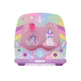 Air-Val Eau de Toilette My Unicorn 50 ml avec Porte-clés en Forme de Lèvre - Parfum pour Enfants