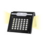 Edm Aplique solaire avec détecteur de mouvement noir, 2W LED 220lm 6500K IP44