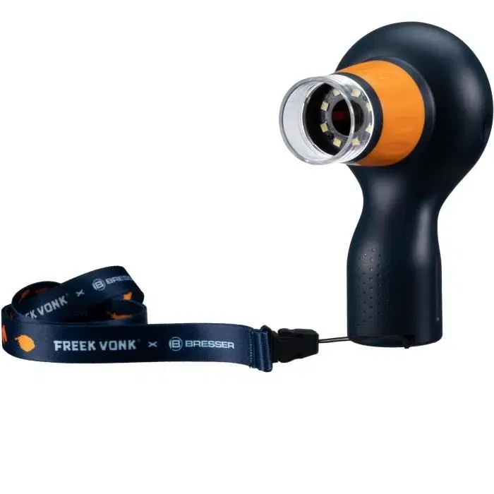 Bresser - Microscope à main numérique avec écran, 600x, capture photos/vidéos USB, pour enfants dès 8 ans, kit découverte scientifique