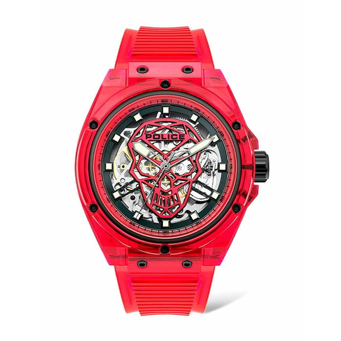 Montre Homme Police PL15924JPR16P Rouge (Ø 44 mm) Montre Homme Police PL15924JPR16P Rouge (Ø 44 mm)