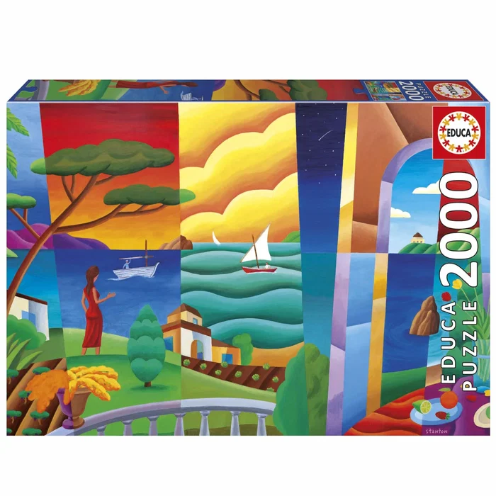 EDUCA Puzzle 2000 pièces - 'Penelope Attend' par Philip Stanton - Pour adultes (96x68 cm) - Ref. 14877 EDUCA Puzzle 2000 pièces - 'Penelope Attend' par Philip Stanton - Pour adultes (96x68 cm) - Ref. 14877