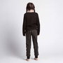 Cerdá Pyjama long enfant Wednesday en jersey taille 8 ans, couleur gris foncé