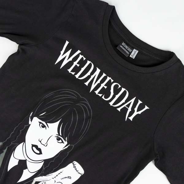 Cerdá Pyjama long enfant Wednesday en jersey taille 8 ans, couleur gris foncé