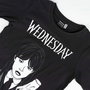 Cerdá Pyjama long enfant Wednesday en jersey taille 8 ans, couleur gris foncé