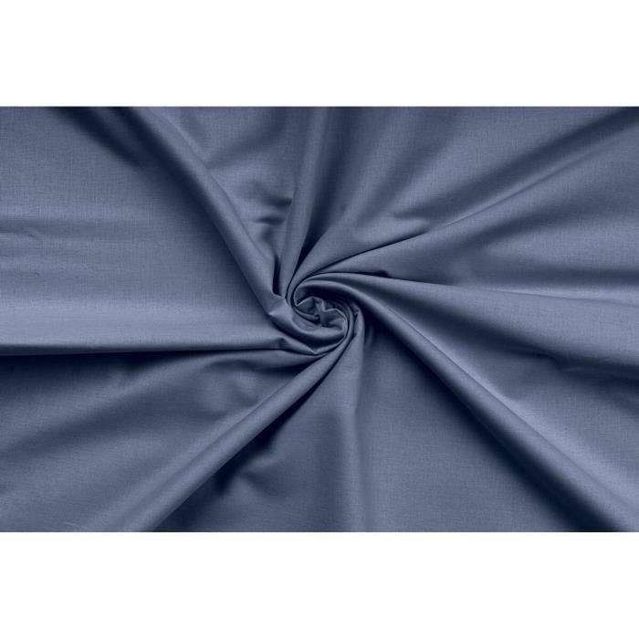 BigBuy Home Parure de couette Bleu foncé 3 pièces (220 x 240 cm)