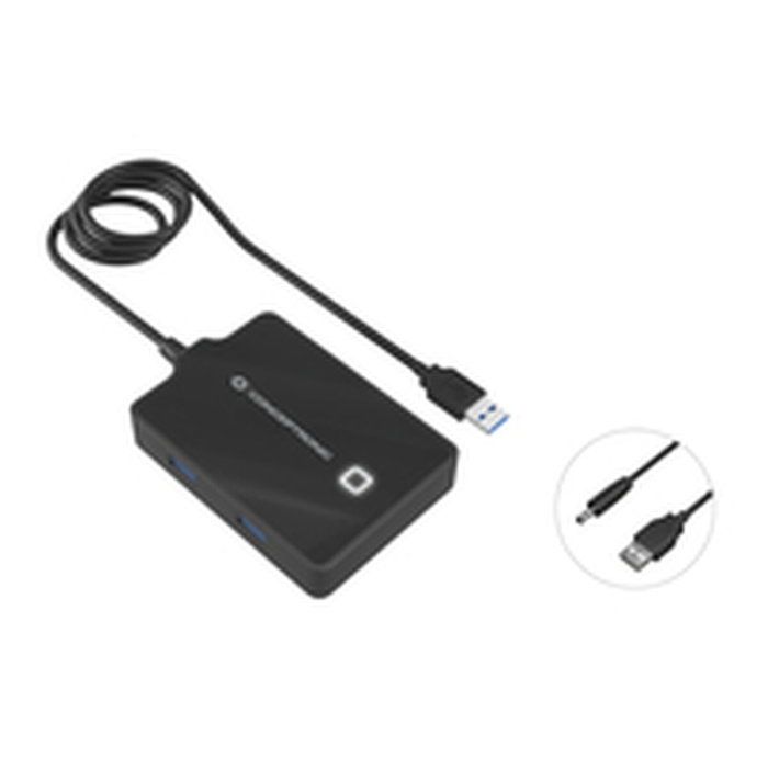 Conceptronic Hubbies11B Hub USB 3.0 4 Ports Noir