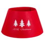 BigBuy Christmas Jupe pour l'arbre de Noël Rouge 57 x 57 x 28 cm