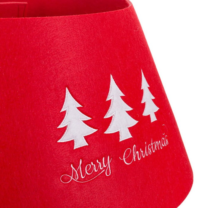BigBuy Christmas Jupe pour l'arbre de Noël Rouge 57 x 57 x 28 cm BigBuy Christmas Jupe pour l'arbre de Noël Rouge 57 x 57 x 28 cm