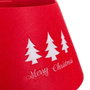BigBuy Christmas Jupe pour l'arbre de Noël Rouge 57 x 57 x 28 cm