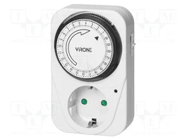 VIRONE Programmateur de temps Schuko 15min÷24h