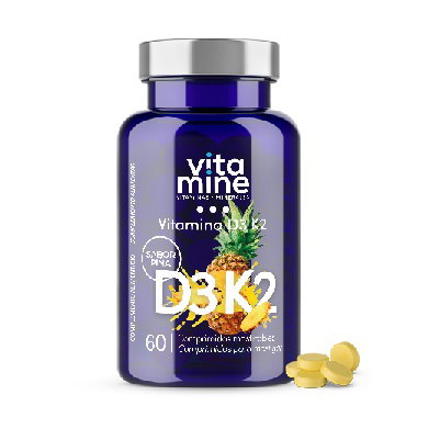 HERBORA Vitamine D3 + K2 60 comprimés masticables HERBORA Vitamine D3 + K2 60 comprimés masticables