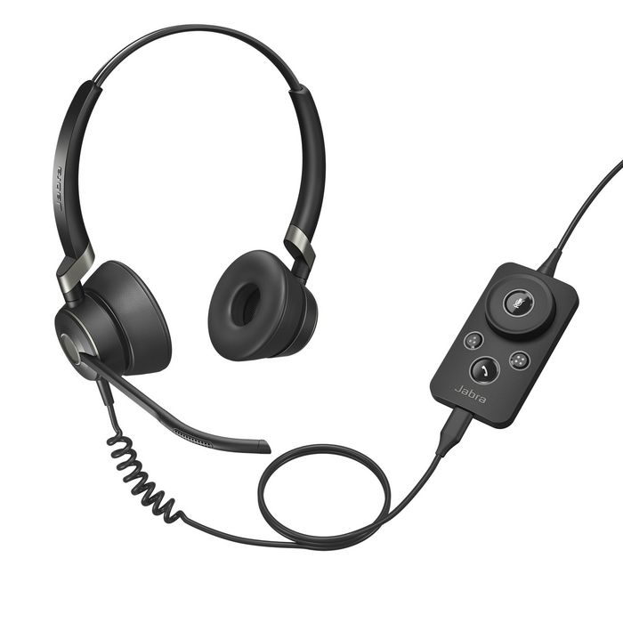 Jabra Engage 50 - Micro-casque USB-C et USB-A avec suppression de bruit pour centre d'appels - Stéréo/Mono - Logiciel d'intégration et contrôle d'appels