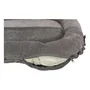TRIXIE Vital LENNOX Coussin pour chien ovale en tissu chenille avec mousse visco-élastique et fond antidérapant - Gris - 90 x 70 cm - Confort pour grands chiens