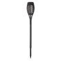 Kodala Estaque de jardin solaire LED effet flamme 1600-1800K Noir, Lot de 12