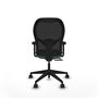 PIQUERAS Y CRESPO Chaise Alocén Synchrone Vert émeraude et Noir