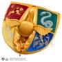 The Noble Collection Harry Potter - Oreiller Écusson de Hogwarts et Peluche Vif d'or