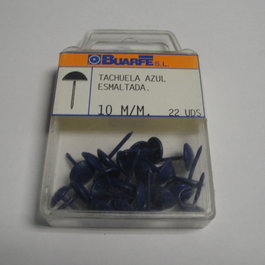 DUVER Blister de tachuelas 10 mm finition bleue