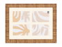 GIFTDECOR Lot de 12 cadres photo rayés 4 photos assortis