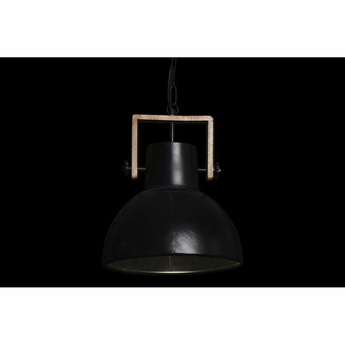 Suspension DKD Home Decor Marron Noir Métal Bois de manguier 50 W 40 x 40 x 49 cm Suspension DKD Home Decor Marron Noir Métal Bois de manguier 50 W 40 x 40 x 49 cm