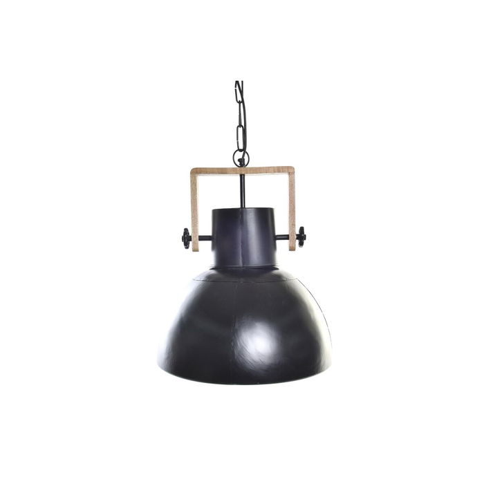 Suspension DKD Home Decor Marron Noir Métal Bois de manguier 50 W 40 x 40 x 49 cm Suspension DKD Home Decor Marron Noir Métal Bois de manguier 50 W 40 x 40 x 49 cm