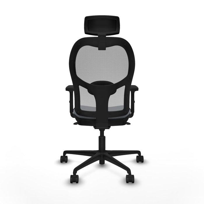 Piqueras y Crespo Chaise de Bureau avec Appui-tête 2D036N2 Gris Piqueras y Crespo Chaise de Bureau avec Appui-tête 2D036N2 Gris