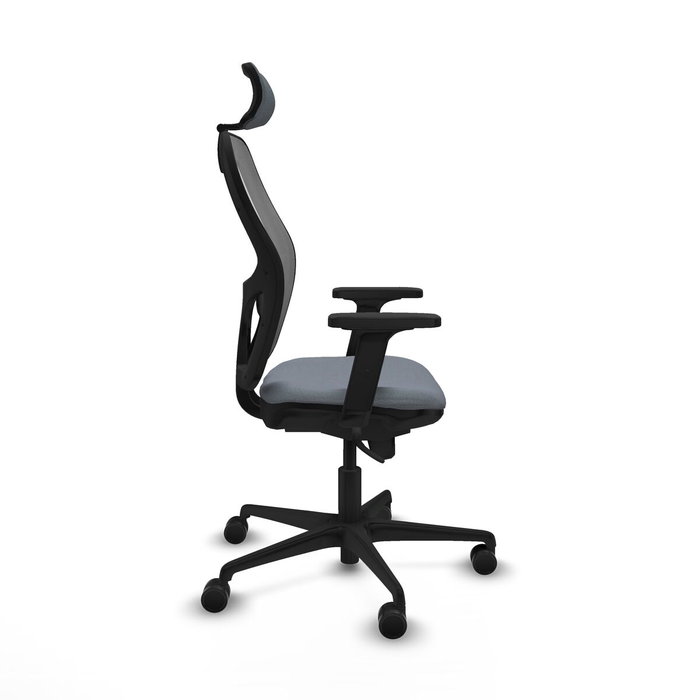 Piqueras y Crespo Chaise de Bureau avec Appui-tête 2D036N2 Gris Piqueras y Crespo Chaise de Bureau avec Appui-tête 2D036N2 Gris