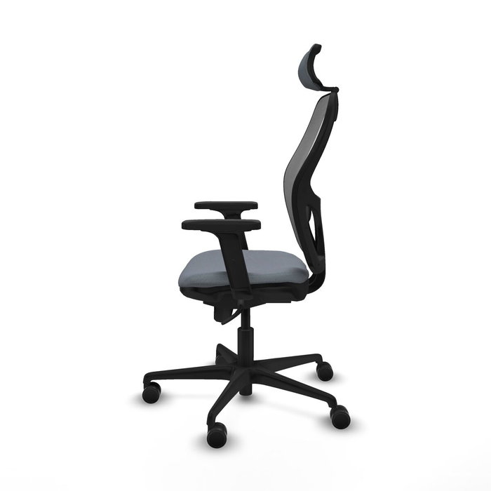 Piqueras y Crespo Chaise de Bureau avec Appui-tête 2D036N2 Gris Piqueras y Crespo Chaise de Bureau avec Appui-tête 2D036N2 Gris