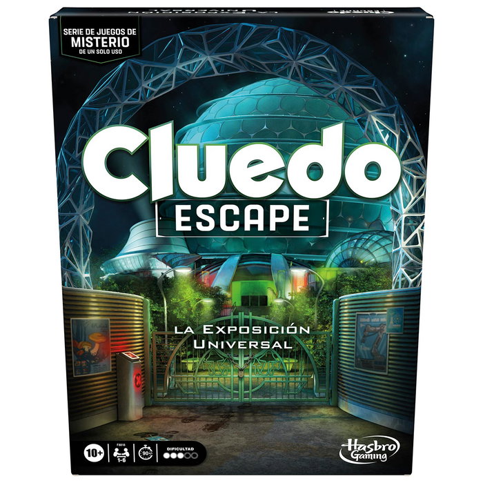 Hasbro Jeu de société Cluedo Escape: Exposition Universelle, Version Française, Référence F8818, pour Adultes et Enfants dès 10 ans
