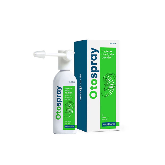 Otospray Hygiène des Oreilles Spray 100 ml - Pour Nettoyer, Prévenir les Bouchons de Cérumen et Protéger le Conduit Auditif
