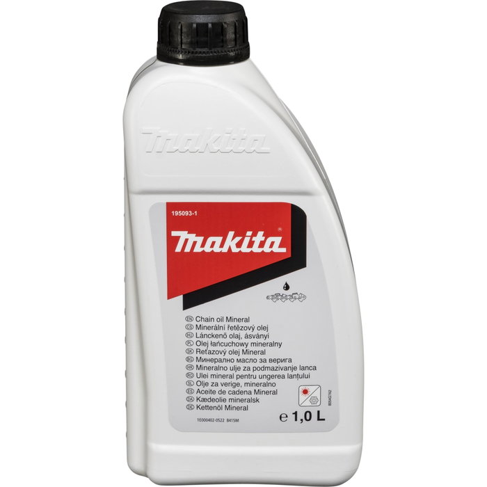 Makita 195093-1 Huile de chaîne de tronçonneuse Mineral Plus 1l Makita 195093-1 Huile de chaîne de tronçonneuse Mineral Plus 1l