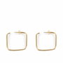 Shabama Boucles d'oreilles Moore Squares Dorées