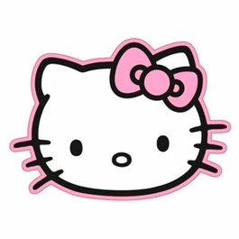 SANRIO Coussin décoratif 3D Hello Kitty 37 cm x 27 cm
