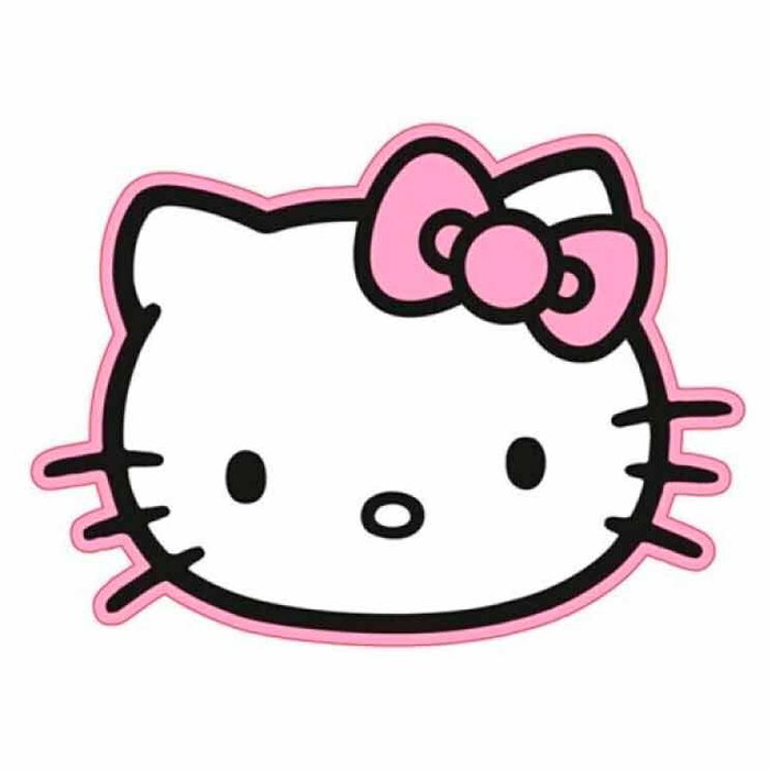 SANRIO Coussin décoratif 3D Hello Kitty 37 cm x 27 cm SANRIO Coussin décoratif 3D Hello Kitty 37 cm x 27 cm