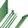 WOLFPACK LINEA PROFESIONAL Colliers de serrage en nylon vert 4,6 x 390 mm (Sachet de 100 unités)