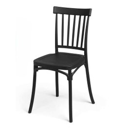 Giftdecor Chaise de bar noire