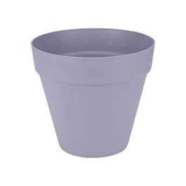ELHO Pot de fleurs Loft Urban Rond Violet Ø 28.5 x H 26 cm Extérieur avec réservoir d'eau en plastique 100% recyclé