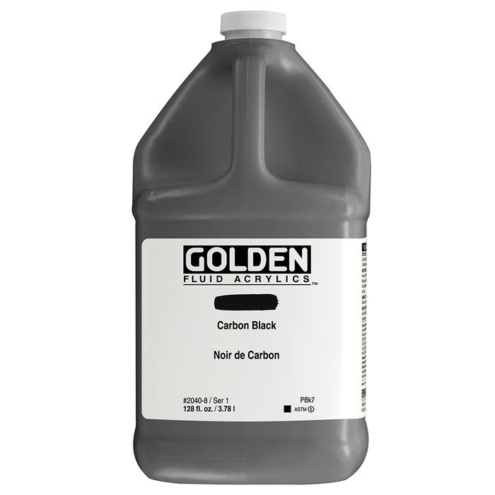 Golden Fluid Colors Noir de Carbone 3,78 L Golden Fluid Colors Noir de Carbone 3,78 L