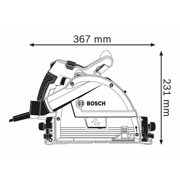 Bosch Professional Scie plongeante GKT 55 1400 W