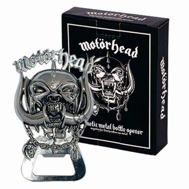 KKL Décapsuleur Motörhead War Pig 3D 10 cm en métal magnétique KKL Décapsuleur Motörhead War Pig 3D 10 cm en métal magnétique