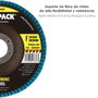 WOLFPACK LINEA PROFESIONAL Disque lamellé en zirconio 115x22 mm Grain 40