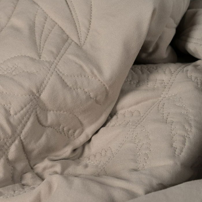 Couvre-lit Taupe 240 x 1 x 260 cm