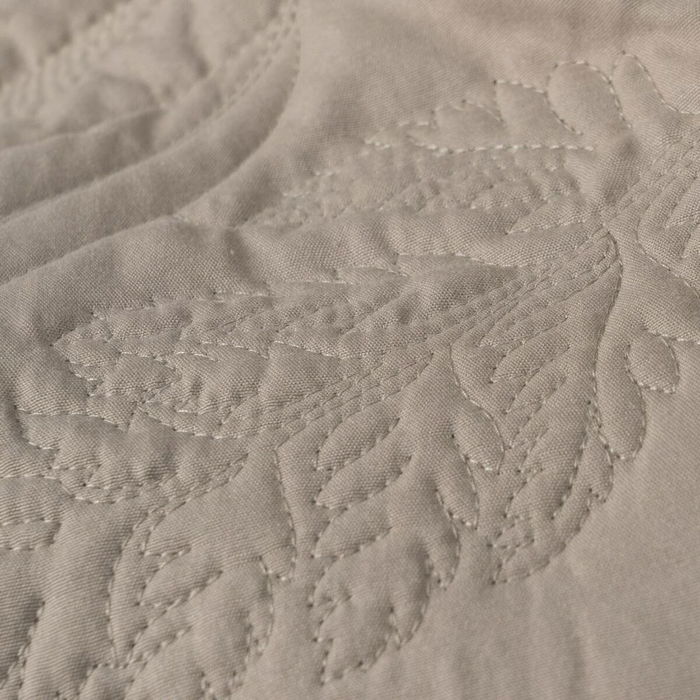 Couvre-lit Taupe 240 x 1 x 260 cm