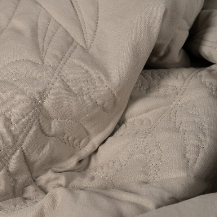 Couvre-lit Taupe 240 x 1 x 260 cm